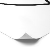 Collectie van met de hand getrokken harten, geïsol poster (Hoek)