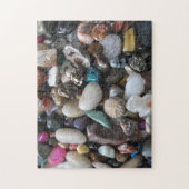 Collectie van mooie gepolijste rotsen puzzel (Verticaal)