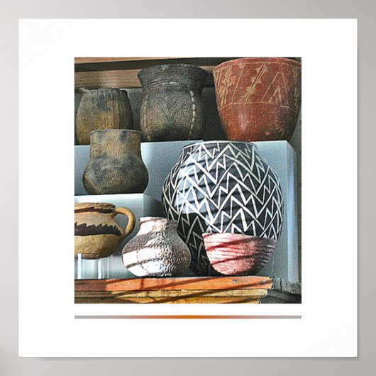 Collectie van Native American Pottery poster (Voorkant)