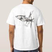 Collectie van Old Salt Co. (snook) T-shirt (Achterkant)