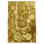 Collectie van oude goudmunten medium cadeauzakje (Achterkant)