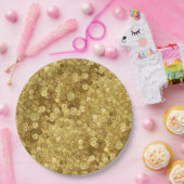 Collectie van oude goudmunten papieren bordje (Feest)