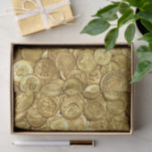 Collectie van oude goudmunten tissuepapier (Geschenk)