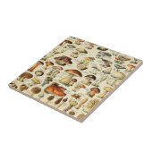 Collectie van paddenstoelen Keramische Tegel Tegeltje (Zijkant)