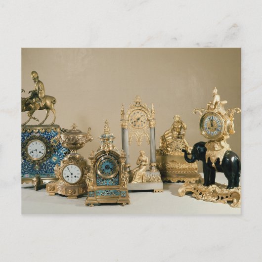 Collectie van Pendules de Paris Briefkaart (Voorkant)