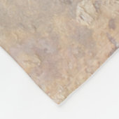 collectie van petroglyph, honden en coyotes fleece deken (Hoek)