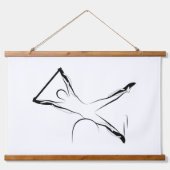 Collectie van Pilates oefeningen Hangend Wandkleed (Voorkant)