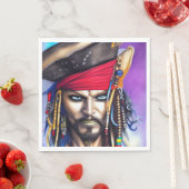 Collectie van piraten servet (Insitu)