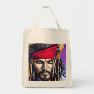 Collectie van piraten tote bag