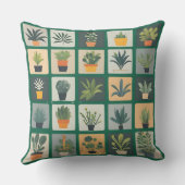 Collectie van plant buitenkussen (Achterkant)