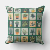 Collectie van plant buitenkussen (Voorkant)