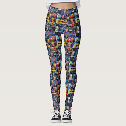 Collectie van politiewaardering leggings (Voorkant)