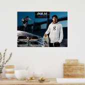 Collectie van puls - Poster van skateboard (Keuken)