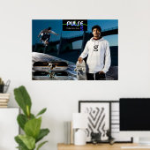 Collectie van puls - Poster van skateboard (Thuiskantoor)