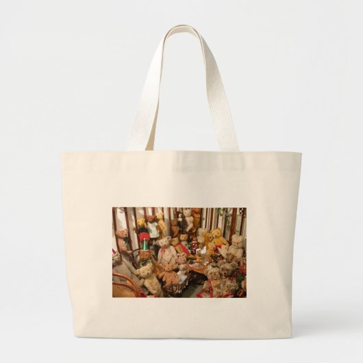 Collectie van Teddy Bears Grote Tote Bag (Voorkant)