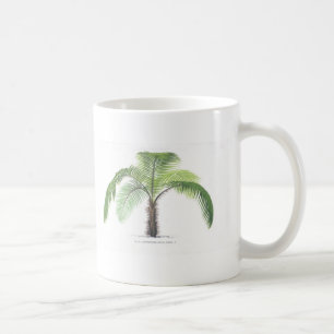 collectie van tropische palmbomen - tekening VI Koffiemok