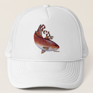 Collectie van vis trucker pet