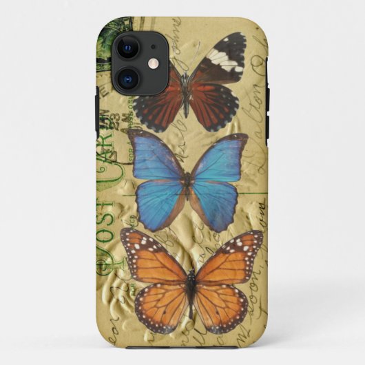 Collectie van vlinder Case-Mate iPhone case (Achterkant)