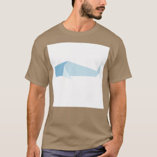 Collectie van walvisorigami t-shirt