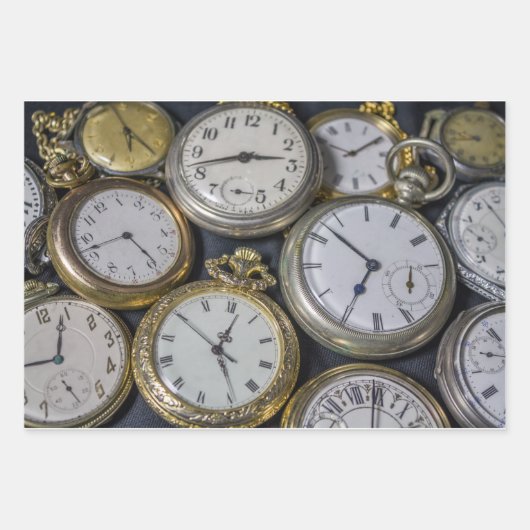 Collectie van Watches-pakpapier Inpakpapier Vel (Voorkant)