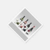 Collectie van wijn servet (Hoek)