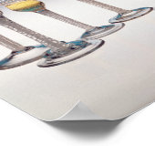 Collectie van wijnglazen, c.1755-60 poster (Hoek)