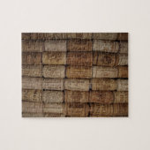 Collectie van wijnkurk legpuzzel (Horizontaal)