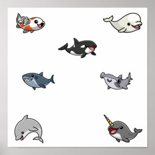 collectie van zeeen poster