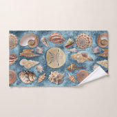 Collectie van zeeschelpen bad handdoek (Handdoek)
