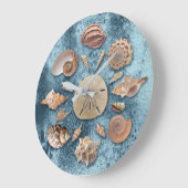 Collectie van zeeschelpen grote klok (Hoek)