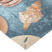 Collectie van zeeschelpen lange tafelloper (Hoek)