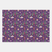 Collectie van zoet snoeppapier inpakpapier vel (Voorkant)