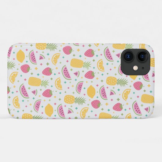 collectie van zomervruchten Case-Mate iPhone case (Achterkant (horizontaal))