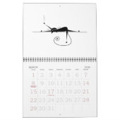 Collectie van zwarte katten kalender (Mar 2026)