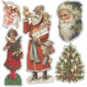  COLLECTIE VICTORIAANS KERST STICKER (Voorkant)