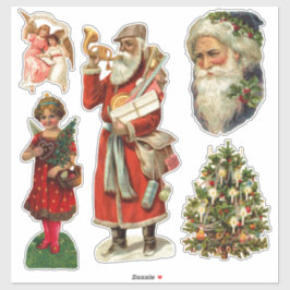 COLLECTIE VICTORIAANS KERST STICKER