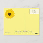 Collectie voor boekpromotie briefkaart (Achterkant)