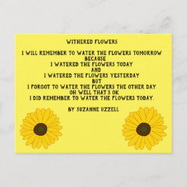 Collectie voor boekpromotie briefkaart