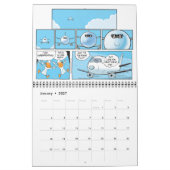 Collectie voor de Cartoon van de luchtvaart Kalender (Jan 2027)