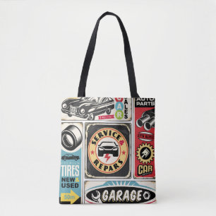 Collectie voor de reparatie- en onderhoudsremmers. tote bag