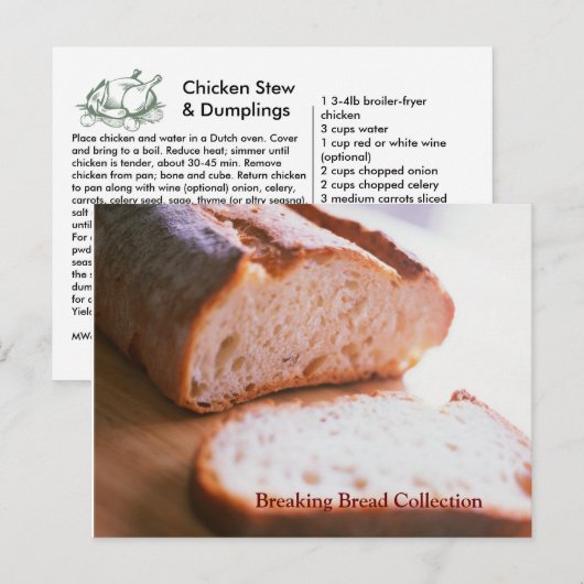 Collectie voor doorbrekende leesbevestiging briefkaart (Voorkant / Achterkant)