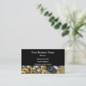 Collectie voor gouden sieraden visitekaartje (Staand voorkant)