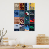 Collectie voor grote ruimtevaart poster (Keuken)