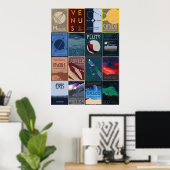 Collectie voor grote ruimtevaart poster (Thuiskantoor)