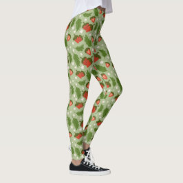Collectie voor het mandje voor fruit - aardbeien leggings