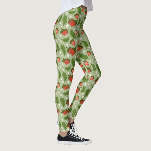 Collectie voor het mandje voor fruit - aardbeien leggings (Rechts)