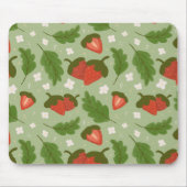 Collectie voor het mandje voor fruit - aardbeien muismat (Voorkant)