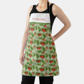 Collectie voor het mandje voor fruit - aardbeien schort (Insitu)