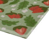 Collectie voor het mandje voor fruit - aardbeien snijplank (Hoek)