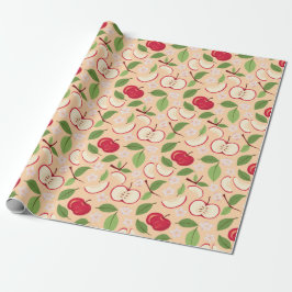 Collectie voor het mandje voor fruit - appels cadeaupapier